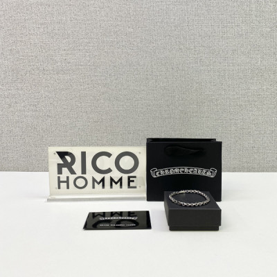 크롬HA츠 이서진 페이퍼체인 팔찌 (순은 s925)