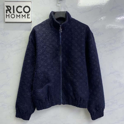 루이B통 모노그램 부클레 지퍼 울 블루종 자켓 (1:1 HIGH PREMIUM)