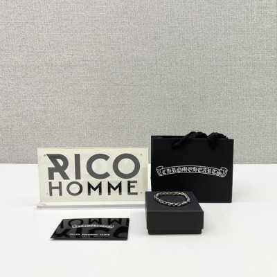 크롬HA츠 이서진 페이퍼체인 팔찌 (순은 s925)