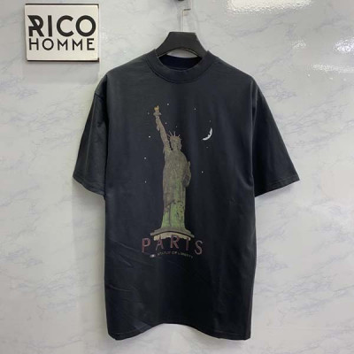 발렌시A가 파리 리버티 반팔 티 (1:1 HIGH PREMIUM)