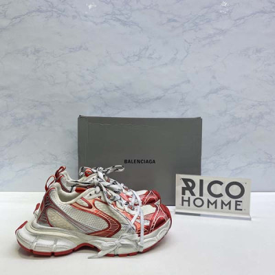 발렌시A가 3XL 트레이너 스니커즈 (레드)