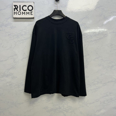 크롬HA츠 홀스슈 데미지 롱슬리브 티셔츠 (PREMIUM)