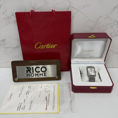 까르*에 탱크 머스트 스틸 엑스트라라지 41mm×31mm 1:1 최상급 (싱크 97.6%)