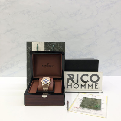 오데*피게 로얄오크 26574 퍼페츄얼 캘린더 핑크골드 금통 41mm 1:1 최상급 (싱크 97.6%)