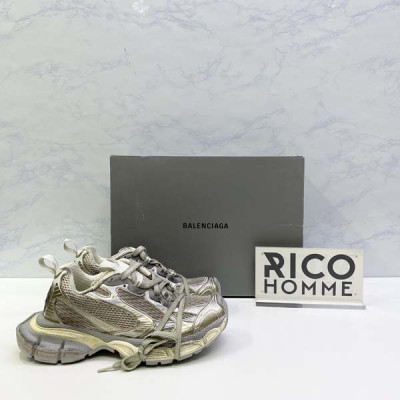 발렌시A가 3XL 트레이너 스니커즈 (화이트)