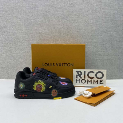 루이B통 X YK LV 프린트 트레이너 스니커즈 (2color)