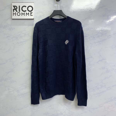 루이B통 다미에 비즈 포인트 울 스웨터 (PREMIUM)