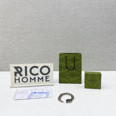 9찌 인터로킹 체인 팔찌