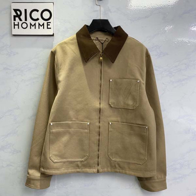 루이B통 워크웨어 코튼 캔버스 블루종 데님 자켓 (1:1 HIGH PREMIUM)