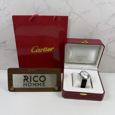 까르*에 발롱블루 스틸 가죽스트랩 미디움 36mm 1:1 최상급 (싱크 97.6%)