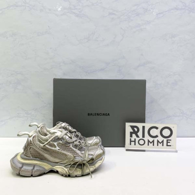 발렌시A가 3XL 트레이너 스니커즈 (화이트)