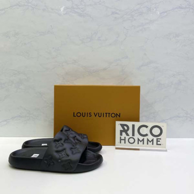 루이B통 엠보싱 워터프런트 뮬 (2color)