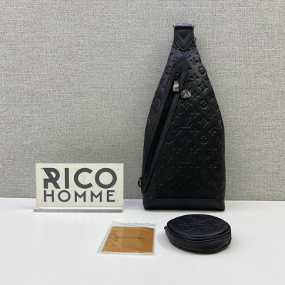 루이B통 듀오 소가죽 슬링백