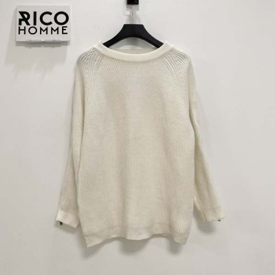 D올 사이드 슬리브 지퍼 니트 스웨터 (PREMIUM)