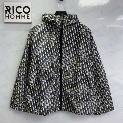 D올 테크니컬 태피터 자카드 방수 후드 자켓 (1:1 HIGH PREMIUM)