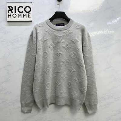 루이B통 모노그램 엠보싱 풀오버 니트 스웨터 (PREMIUM)