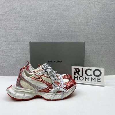 발렌시A가 3XL 트레이너 스니커즈 (레드)