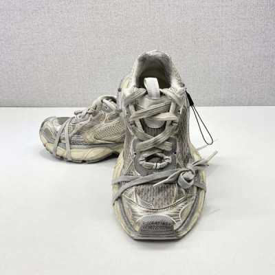 발렌시A가 3XL 트레이너 스니커즈 (화이트)