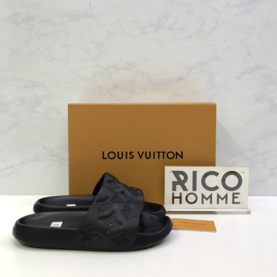 루이B통 엠보싱 워터프런트 뮬 (2color)