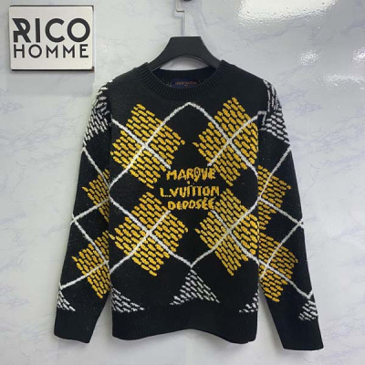 루이B통 다미에 아가일 울 블렌드 풀오버 니트 스웨터 (1:1 HIGH PREMIUM)