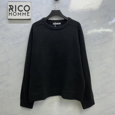 ACN 1996 아트워크 골지 트리밍 울 니트 스웨터 (PREMIUM)