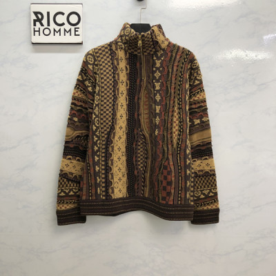 루이B통 캐쥬얼 하프집업 니트 스웨터 (1:1 HIGH PREMIUM)