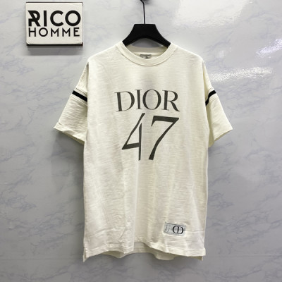 D올 No.47 오버핏 슬리브 반팔 티셔츠 (1:1 HIGH PREMIUM)