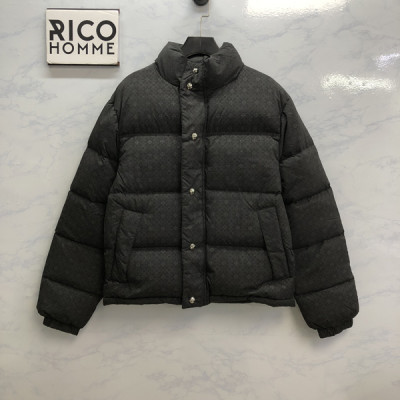 크롬HA츠 자카드 크로스 구스 다운 패딩 자켓 (1:1 HIGH PREMIUM)