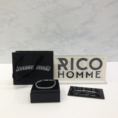 크롬HA츠 이서진 페이퍼체인 팔찌 (순은 s925)