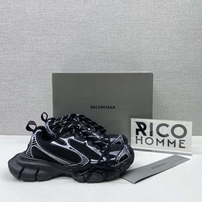 발렌시A가 3XL 트레이너 스니커즈 (블랙)