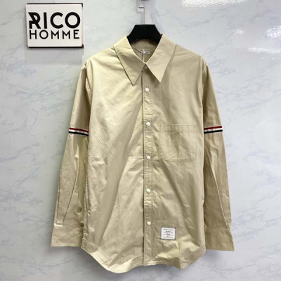 톰*라운 솔리드 그로그랭 밴드 셔츠 재킷 (PREMIUM)