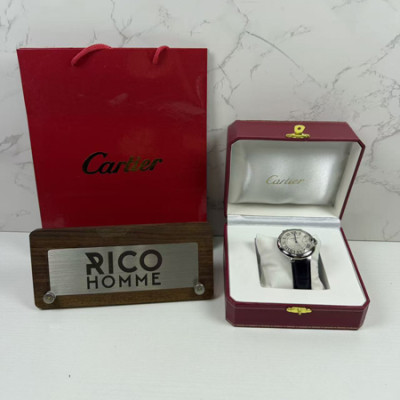 까르*에 발롱블루 스틸 가죽스트랩 엑스트라라지 42mm 1:1 최상급 (싱크 97.6%)