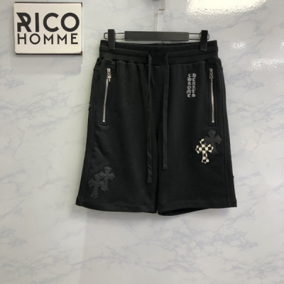 남녀공용 크롬HA츠 레더 크로스 쇼츠 팬츠 (1:1 HIGH PREMIUM)