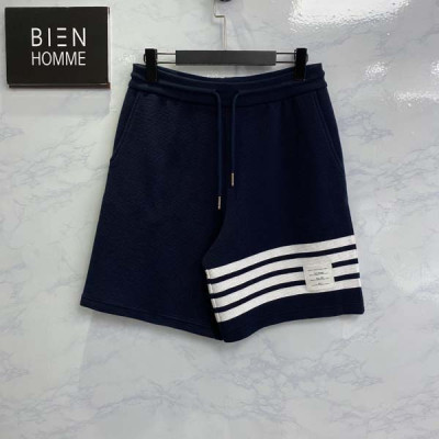 톰*라운 스트라이프 골지 드로스트링 쇼츠 (PREMIUM)