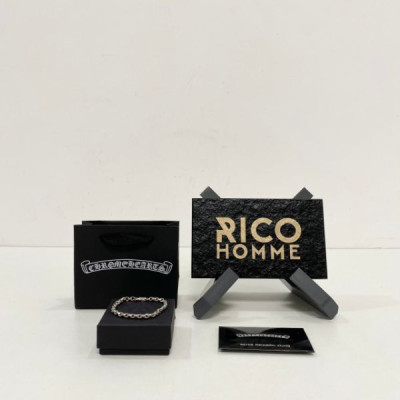 크롬HA츠 이서진 페이퍼체인 팔찌 (순은 s925)