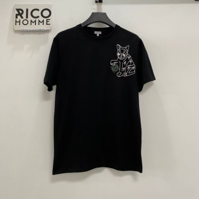 남녀공용 로E베 애너그램 미래주의 고양이 반팔 티셔츠 (1:1 HIGH PREMIUM)