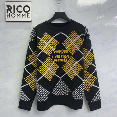 루이B통 다미에 아가일 울 블렌드 풀오버 니트 스웨터 (1:1 HIGH PREMIUM)