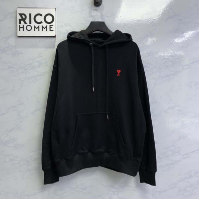 A미 스몰 하트 로고 후드티셔츠 (PREMIUM)