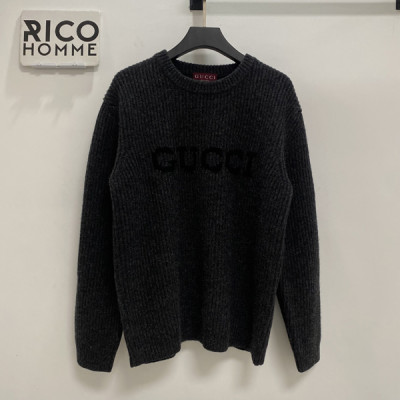 남녀공용 9찌 울 캐시미어 골지 니트 스웨터 (PREMIUM)