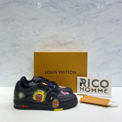 루이B통 X YK LV 프린트 트레이너 스니커즈 (2color)