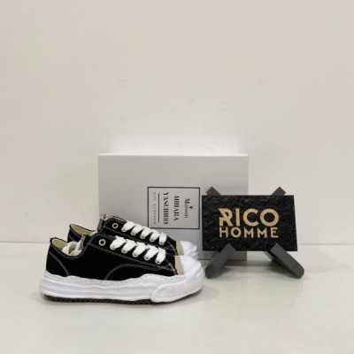 메종 미하라 야S히로 웨이브 솔 로우탑 스니커즈