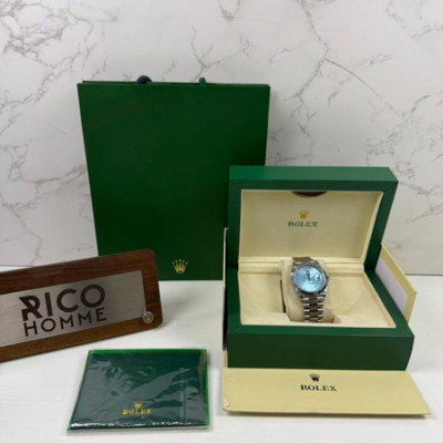 롤*스 데이데이트 아이스블루 인덱스 40mm 1:1 최상급 (싱크 99.8%)