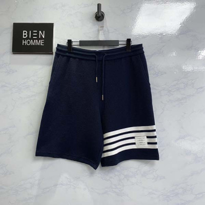 톰*라운 스트라이프 골지 드로스트링 쇼츠 (PREMIUM)