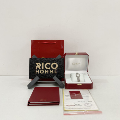 까르*에 팬더 스틸 스몰 쿼츠 30.3mm×22mm 1:1 최상급 (싱크 97.6%)