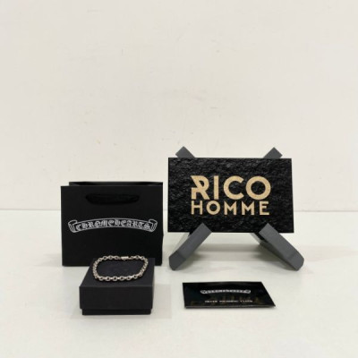 크롬HA츠 이서진 페이퍼체인 팔찌 (순은 s925)