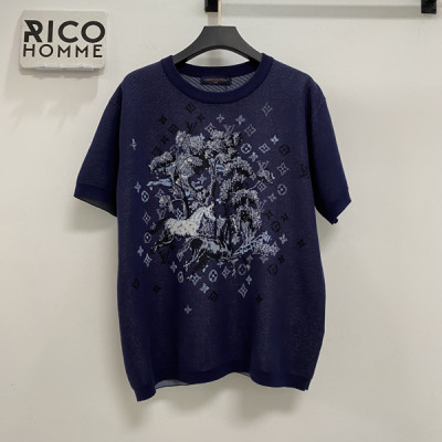 루이B통 태피스트리 자카드 반팔 티셔츠 (PREMIUM)