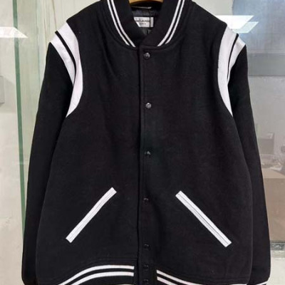 세인T로랑 스트라이프 울 테디 바시티 자켓 (1:1 HIGH PREMIUM)