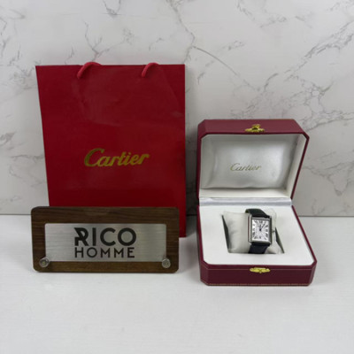 까르*에 탱크 머스트 스틸 가죽스트랩 엑스트라라지 41mm×31mm 1:1 최상급 (싱크 97.6%)