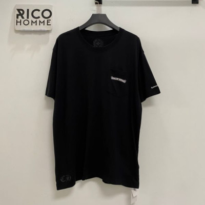 크롬HA츠 스크롤 로고 퍽유 반팔 티셔츠 (1:1 HIGH PREMIUM)