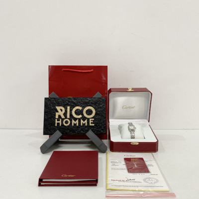 까르*에 팬더 스틸 스몰 쿼츠 30.3mm×22mm 1:1 최상급 (싱크 97.6%)